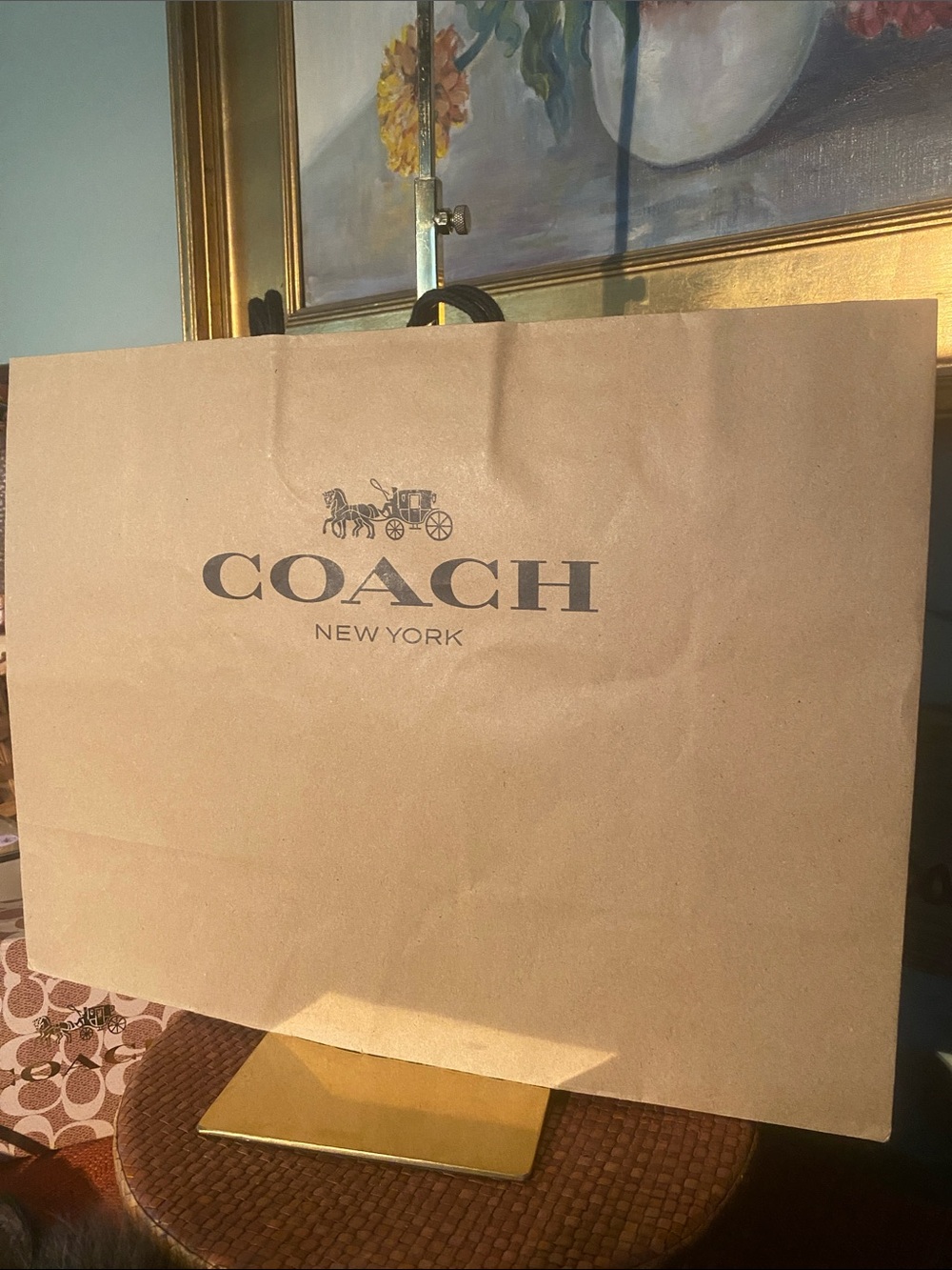 Coach Gift Bag New Never Opened (Approximately 16x12x6”)